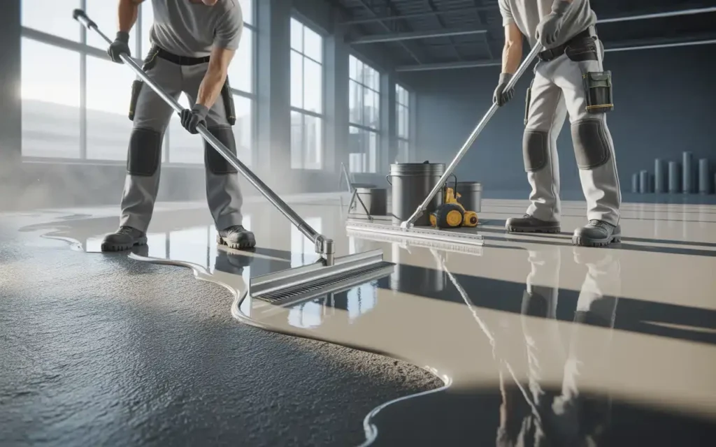 epoxy fooring installation