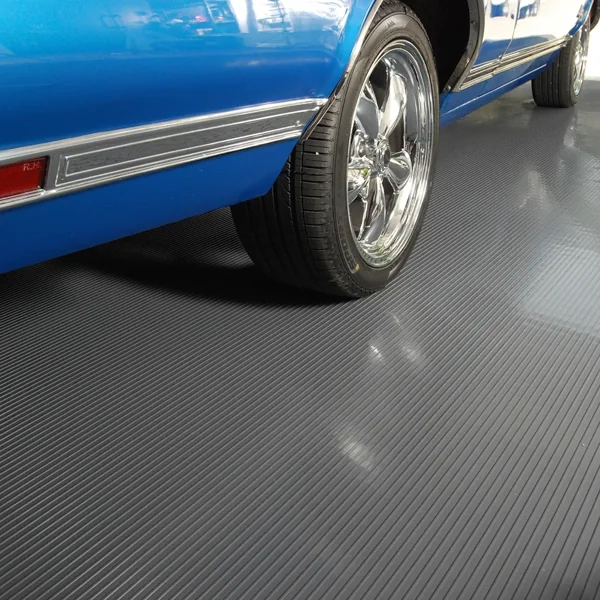 Ribbed Pattern Garage Flooring